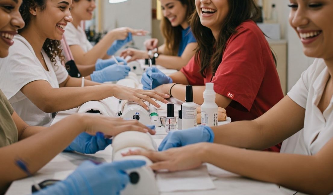 Relaxing nail care